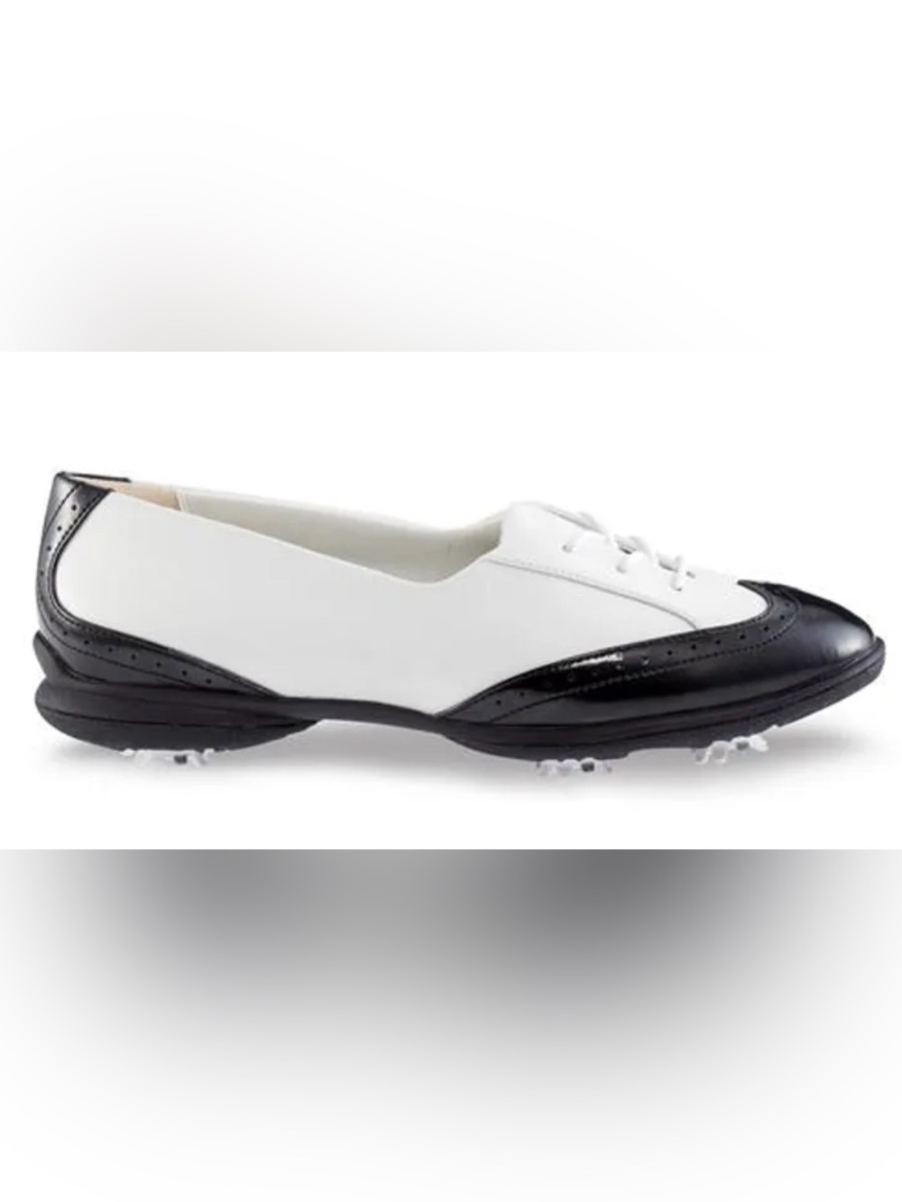 Callaway Rhinoa White and Black Women's Golf Lace-Up Shoe, size 9.5